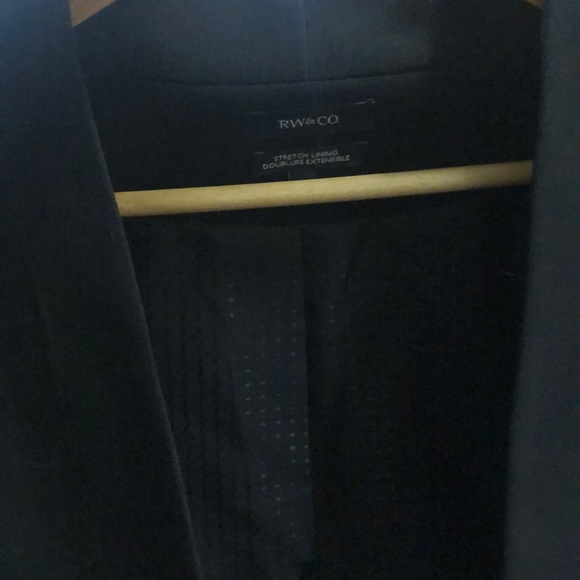 Black RW & Co. Blazer XS - Picture 2 of 4